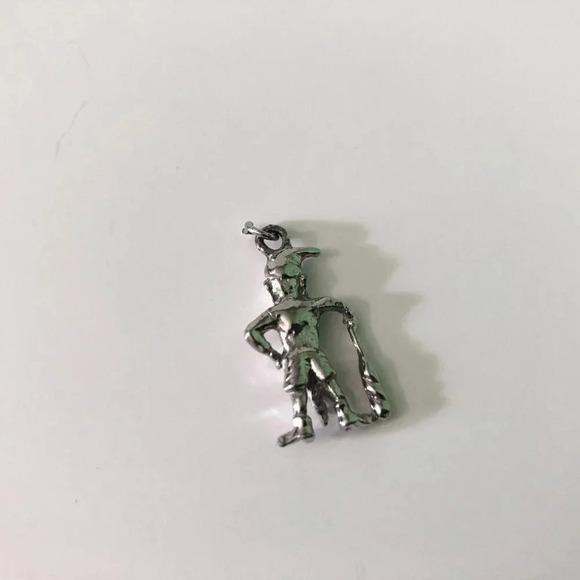 Vintage Gnome Charm  Pendant 1 Inch Size - Picture 9 of 9